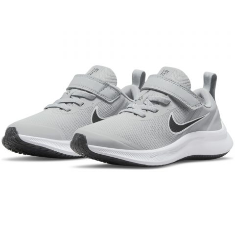NIKE STAR RUNNER 3 LIGHT GREY BLACK PS JR