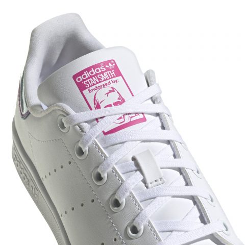 ADIAS STAN SMITH WHITE-SPARKLE PINK PETROL  JR