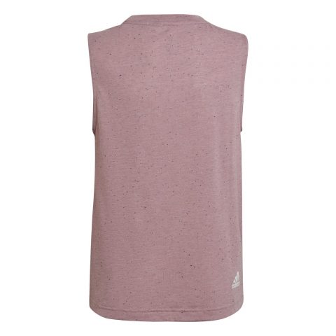 ADIDAS TANK TOP 3BAR NUDE PINK HEATHER JR