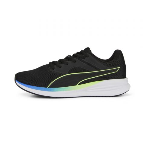 PUMA TRNSPORT  BLACK LIME JR