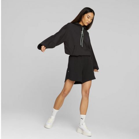 PUMA SHORTS DOWNTOWN HIGH WAISTED BLACK WMNS