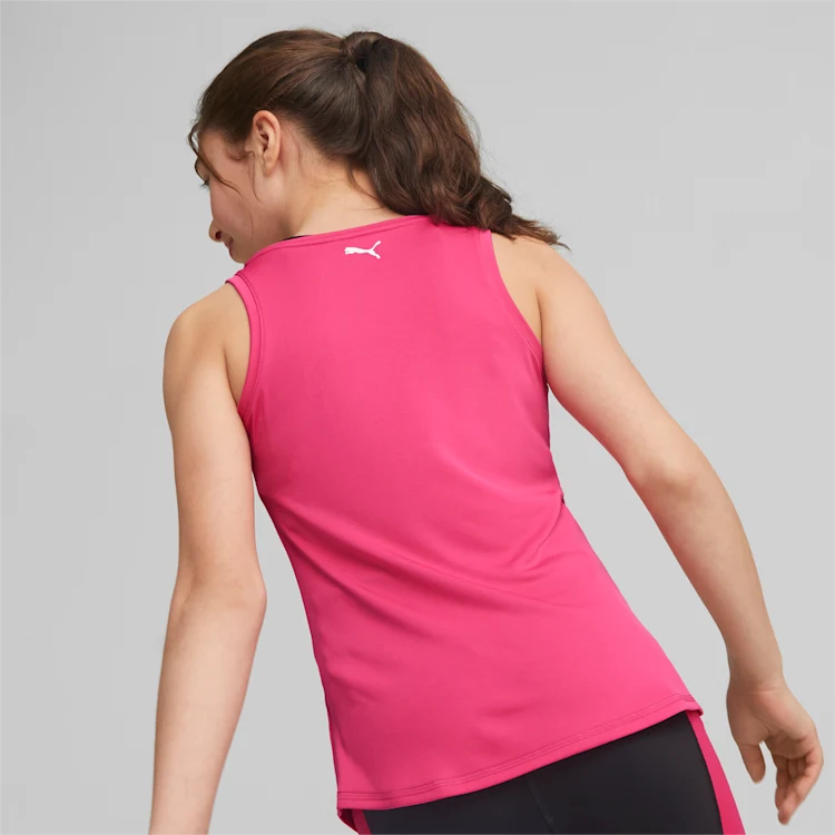 PUMA TANK FUCHSIA WHITE JR