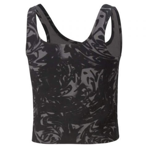 PUMA TANK SUMMER BLACK PRINT GREY JR