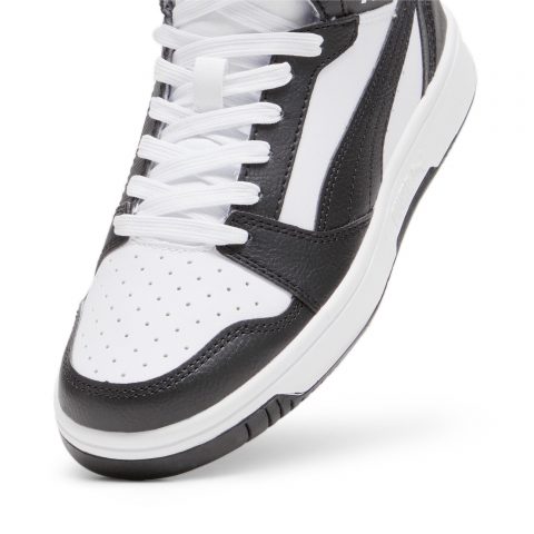 PUMA REBOUND V6 HI BLACK WHITE JR