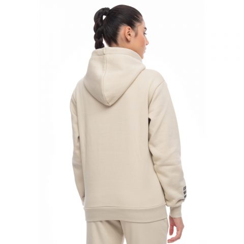 BE:NATION HOODY TOP NATUREVERSE GREIGE WMNS