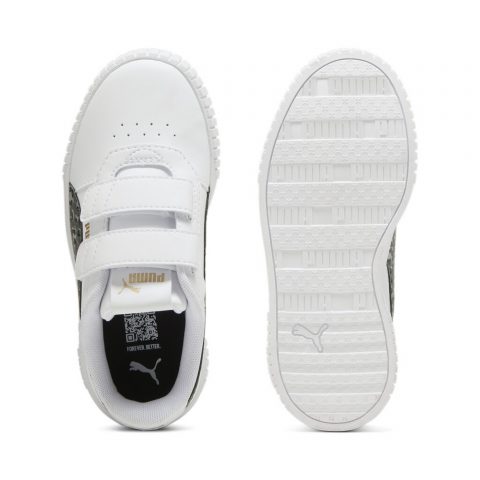 PUMA CARINA 2.0 ANIMAL UPDATE V WHITE ANIMAL PRINT PS JR