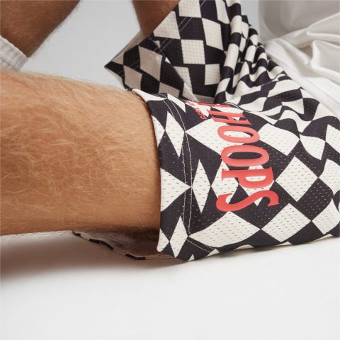 PUMA SHORTS BIG JOKER POLY BLACK WHITE MAN