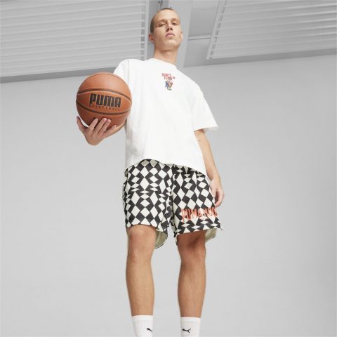 PUMA SHORTS BIG JOKER POLY BLACK WHITE MAN