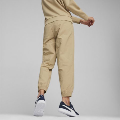 PUMA PANT ESS+ WOVEN BEIGE TAN WMNS