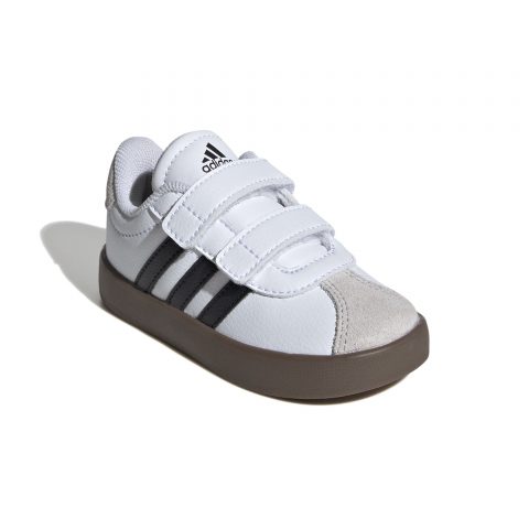 ADIDAS VL COURT 3.0 WHITE BLACK GUM SOLE TD