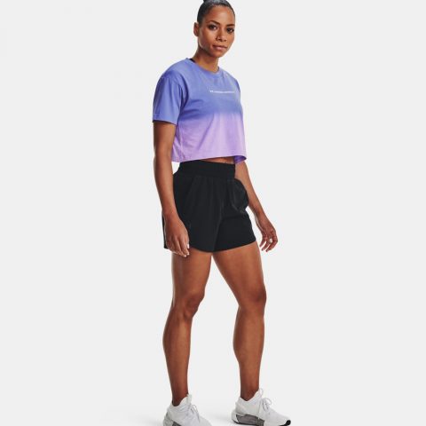 UNDER ARMOUR SHORTS FLEX WOVEN 5 BLACK WMNS