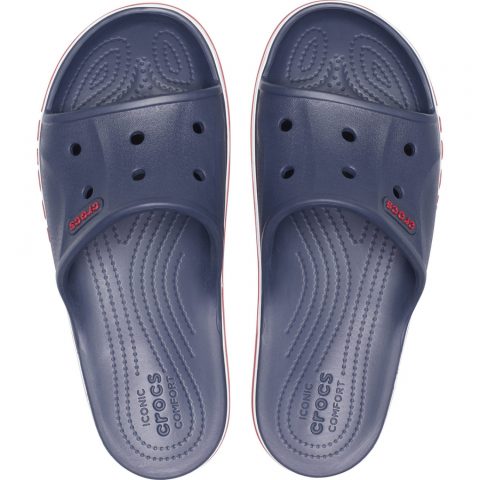 CROCS BAYABAND SLIDE BLUE WHITE UNISEX