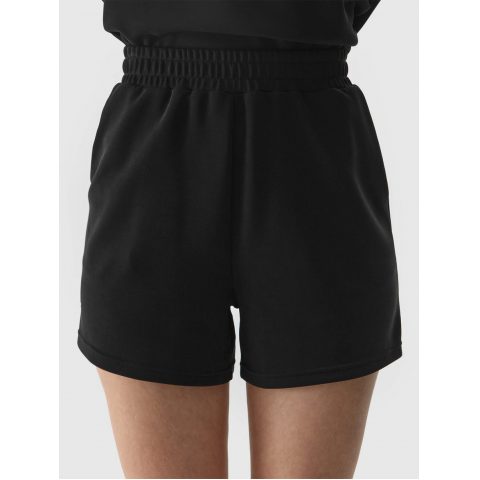4F SHORTS SWEAT MODAL DEEP BLACK WMNS