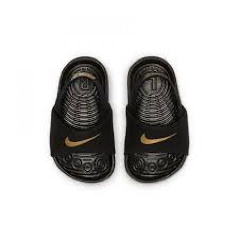 NIKE SLIDE KAWA BLACK GOLD TD