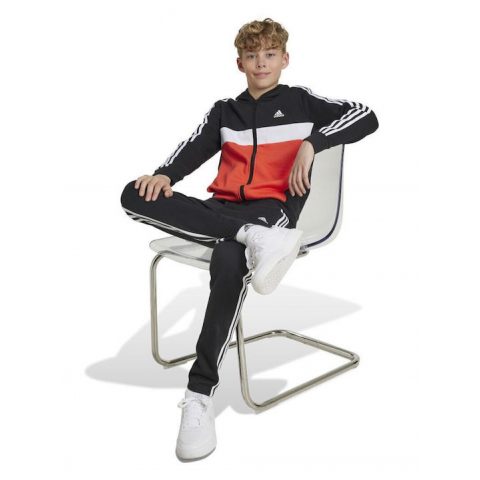 ADIDAS SET FL FZ COTTON BLACK WHITE RED JR