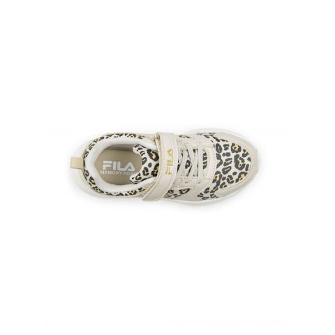 FILA MEMORY SUGARBUSH 3 V ANIMAL PRINT BEIGE GOLD JR