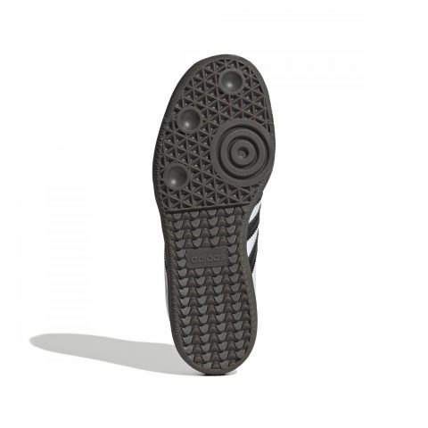 ADIDAS SAMBA WHITE BLACK GUM SOLE JR
