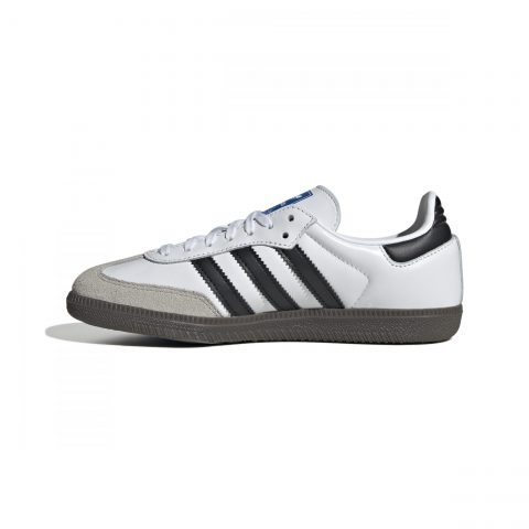 ADIDAS SAMBA WHITE BLACK GUM SOLE JR
