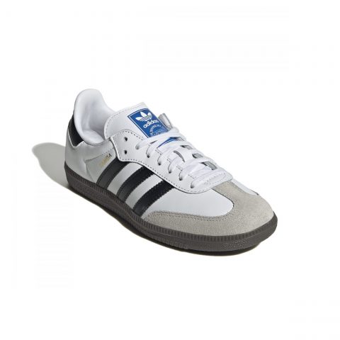 ADIDAS SAMBA WHITE BLACK GUM SOLE JR