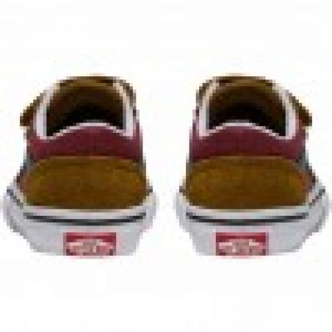 VANS OLD SKOOL V COLOR MULTICOLOR WHITE PS JR