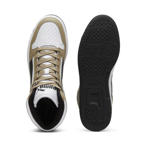 PUMA REBOUND V6 HI CHAKI BLACK WHITE MAN