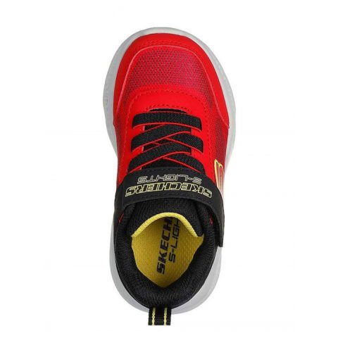 SKECHERS METEOR RED BLACK TD