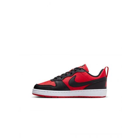 NIKE COURT BOROUGH LOW RECRAFT RED BLACK JR