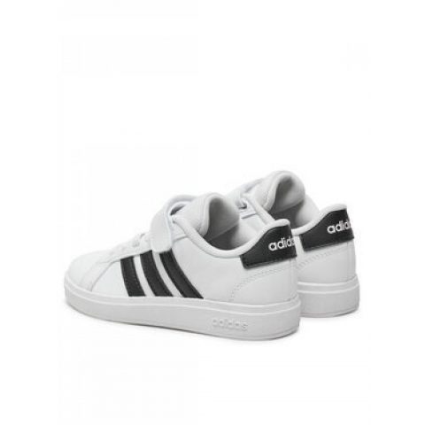 ADIDAS GRAND COURT 2.0 WHITE BLACK PS JR