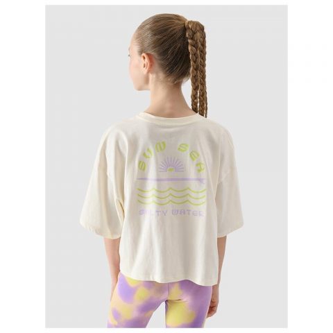 4F TS COTTON BEIGE JR 