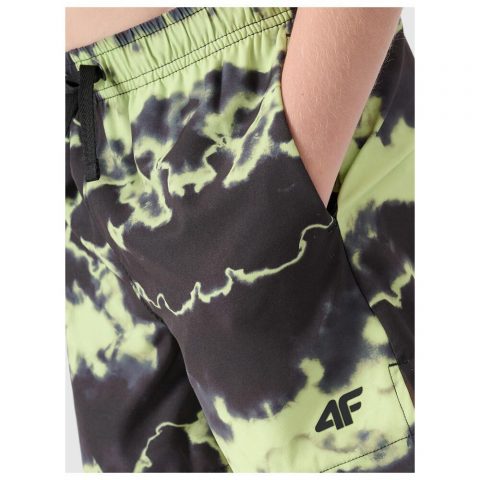 4F SWIM SHORTS BLACK MULTICOLOUR JR