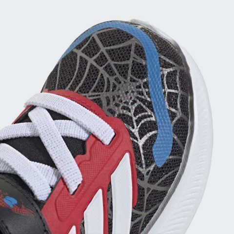 ADIDAS RUNFALCON SPIDER MAN BLACK RED WHITE TD