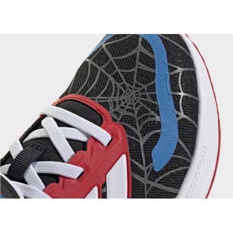 ADIDAS RUNFALCON SPIDER MAN BLACK RED WHITE PS JR 