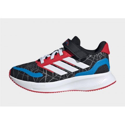 ADIDAS RUNFALCON SPIDER MAN BLACK RED WHITE PS JR 