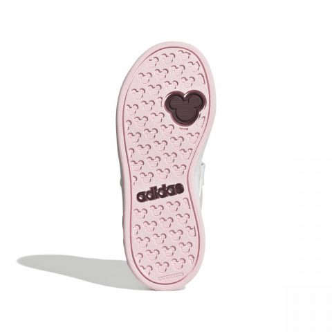 ADIDAS GRAND COURT MINNIE EL WHITE PINK PS JR