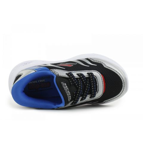 SKECHERS BRISK-BEAMS BLACK BLUE SILVER TD