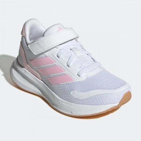 ADIDAS RUNFALCON 5 EL WHITE LIGHT PINK PS JR