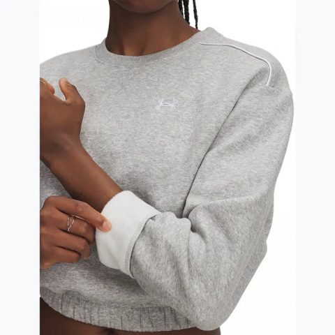 UNDER ARMOUR CREW NECK FL GREY WMNS 