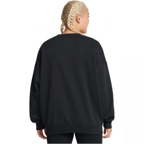 UNDER ARMOUR CREW NECK FL BLACK WMNS 
