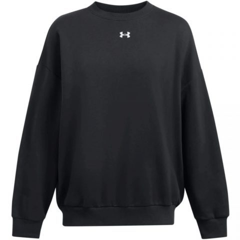 UNDER ARMOUR CREW NECK FL BLACK WMNS 