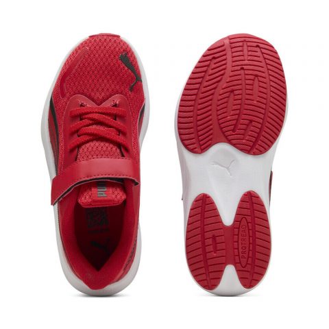 PUMA POUNCE LITE RED BLACK PS JR