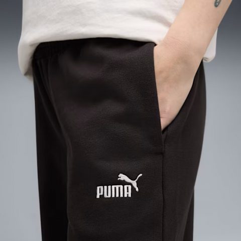 PUMA PANT COMFORT STRAIGHT FL ESS NO1 LOGO BLACK WMNS 