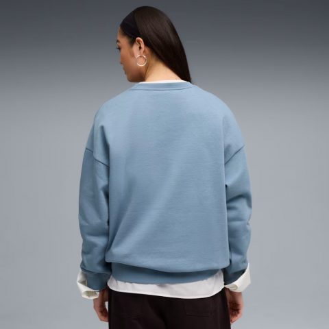PUMA CREW NECK OVERSIZED COOL BLUE WMNS 