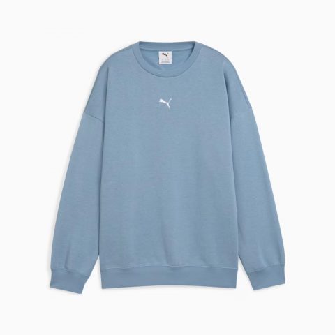 PUMA CREW NECK OVERSIZED COOL BLUE WMNS 