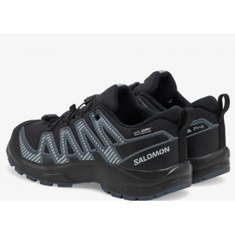 SALOMON XA PRO V8 WPBLACK GREY JR 