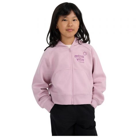4F FZ HOODY FL PINK JR 