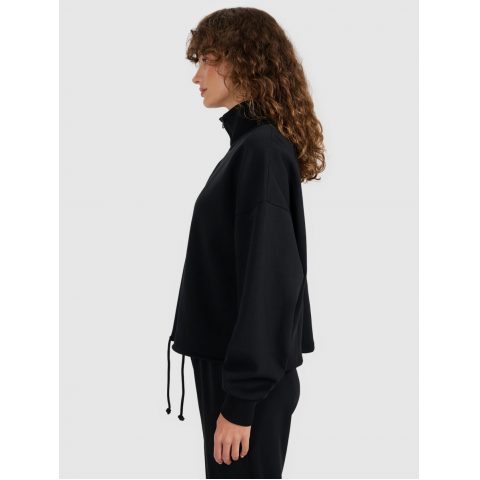 4F CREW NECK BLACK WMNS 