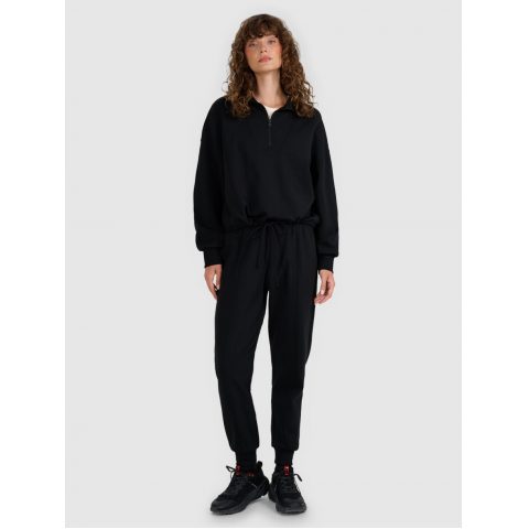 4F CREW NECK BLACK WMNS 