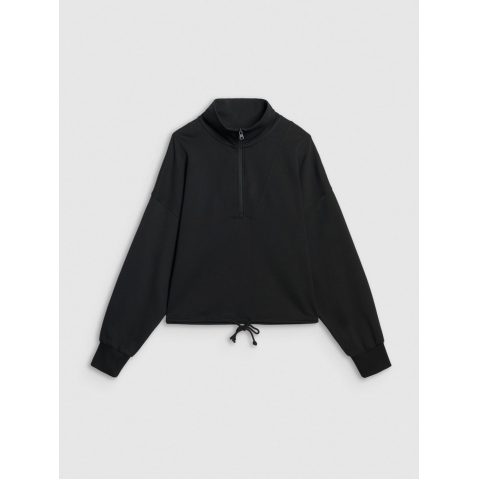 4F CREW NECK BLACK WMNS 