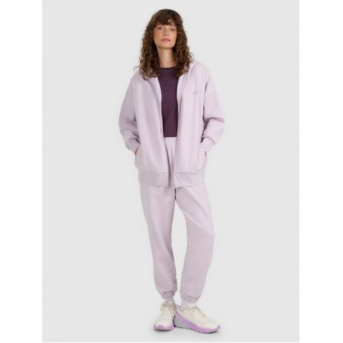 4F FZ HOODY LIGHT VIOLET WMNS 