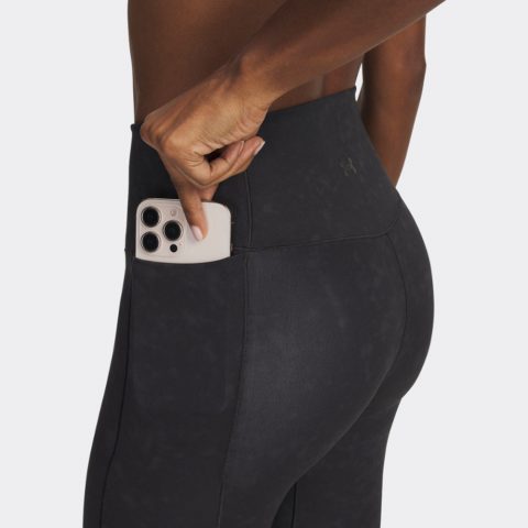 UNDER ARMOUR TIGHTS MERIDIAN SUEDE EFFECT BLACK WMNS 